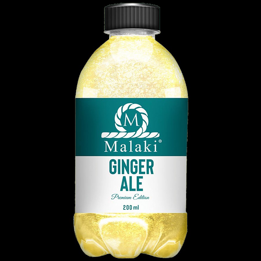 Malaki Ginger Ale - Low-Calorie Beverage