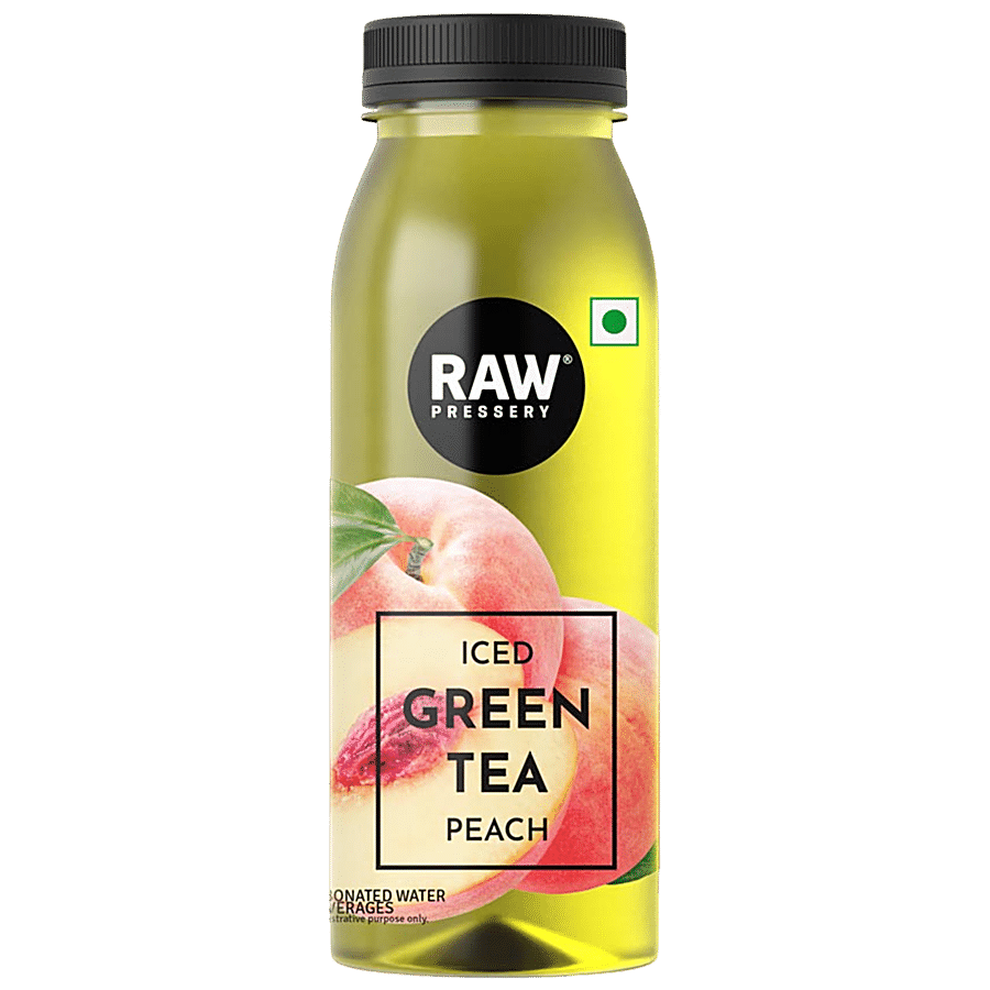 Raw Pressery Iced Green Tea - Peach