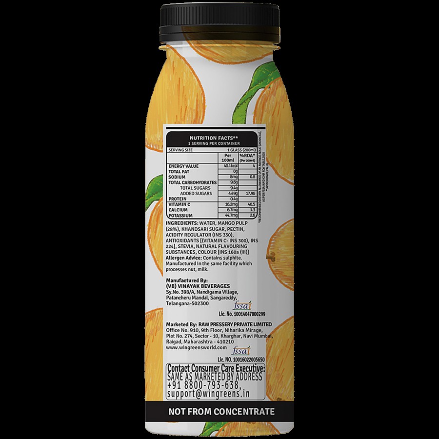 Raw Pressery Refreshers Aam Mango