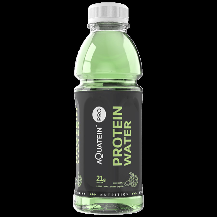 AQUATEIN Pro 21g Protein Water - Green Apple