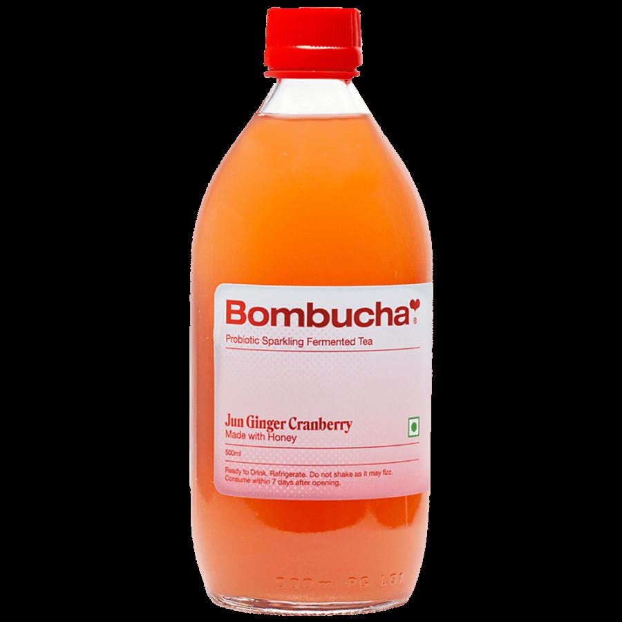 Bombucha Jun Ginger Cranberry Kombucha