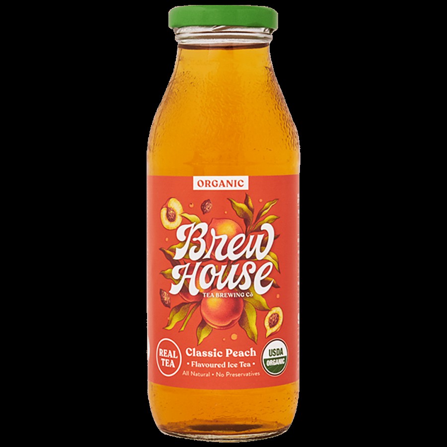 Brewhouse Tea Brewing Co. Organic Classic Peach Ice Tea