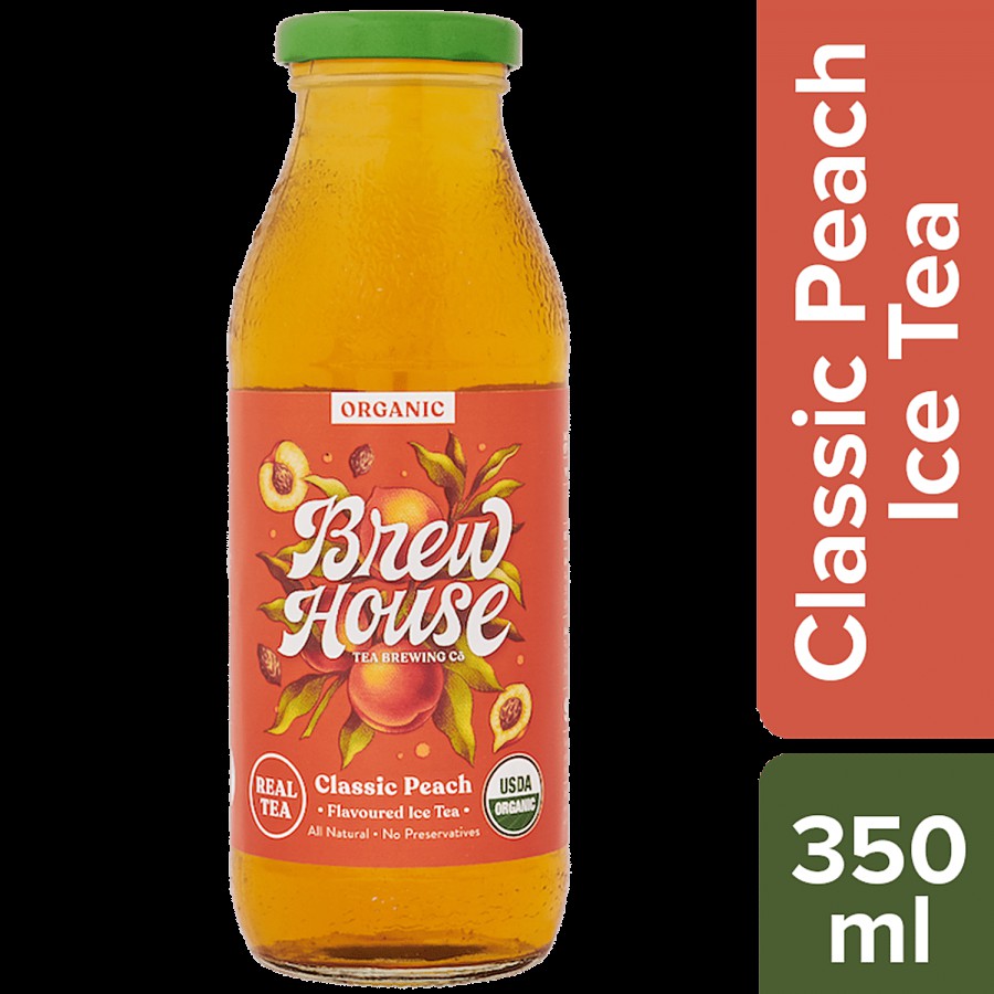 Brewhouse Tea Brewing Co. Organic Classic Peach Ice Tea