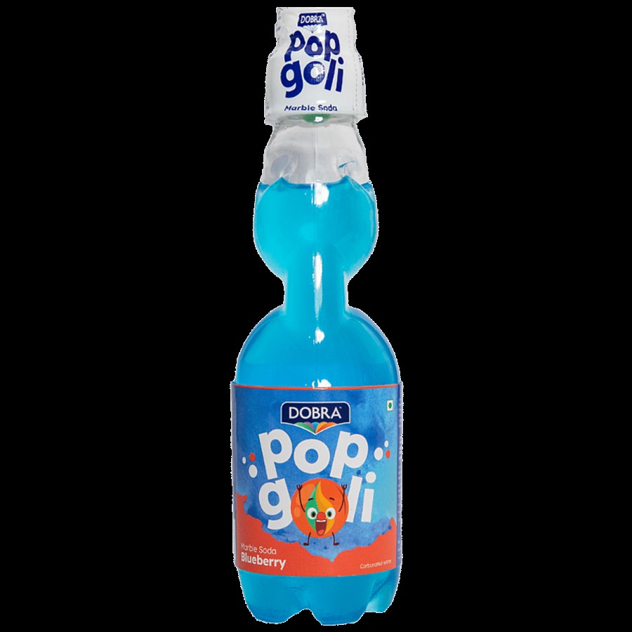 Dobra Pop Goli Marble Soda Blueberry - Refreshing Soft Drink