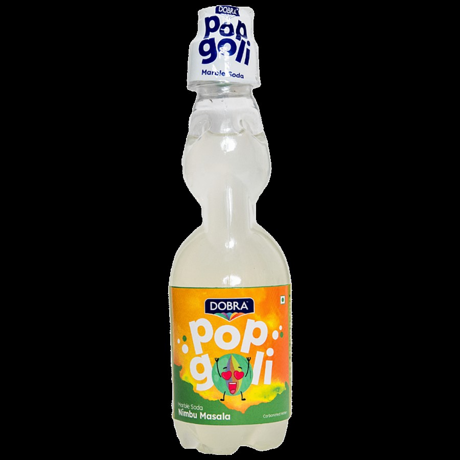 Dobra Pop Goli Marble Soda Nimbu Masala - Refreshing Soft Drink