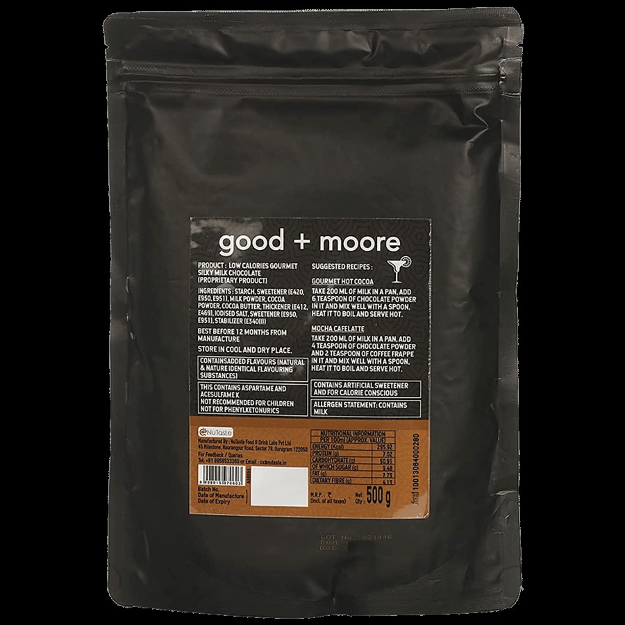 Good & Moore Low-Calorie Gourmet Silky Milk Chocolate Mix