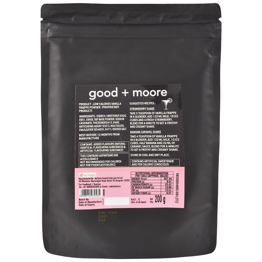 Good & Moore Low-Calorie Vanilla Frappe