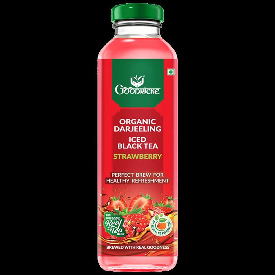 Goodricke Organic Darjeeling Iced Black Tea - Strawberry