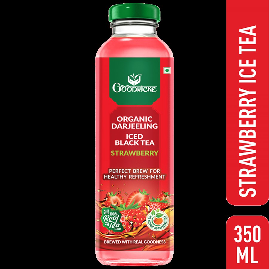 Goodricke Organic Darjeeling Iced Black Tea - Strawberry