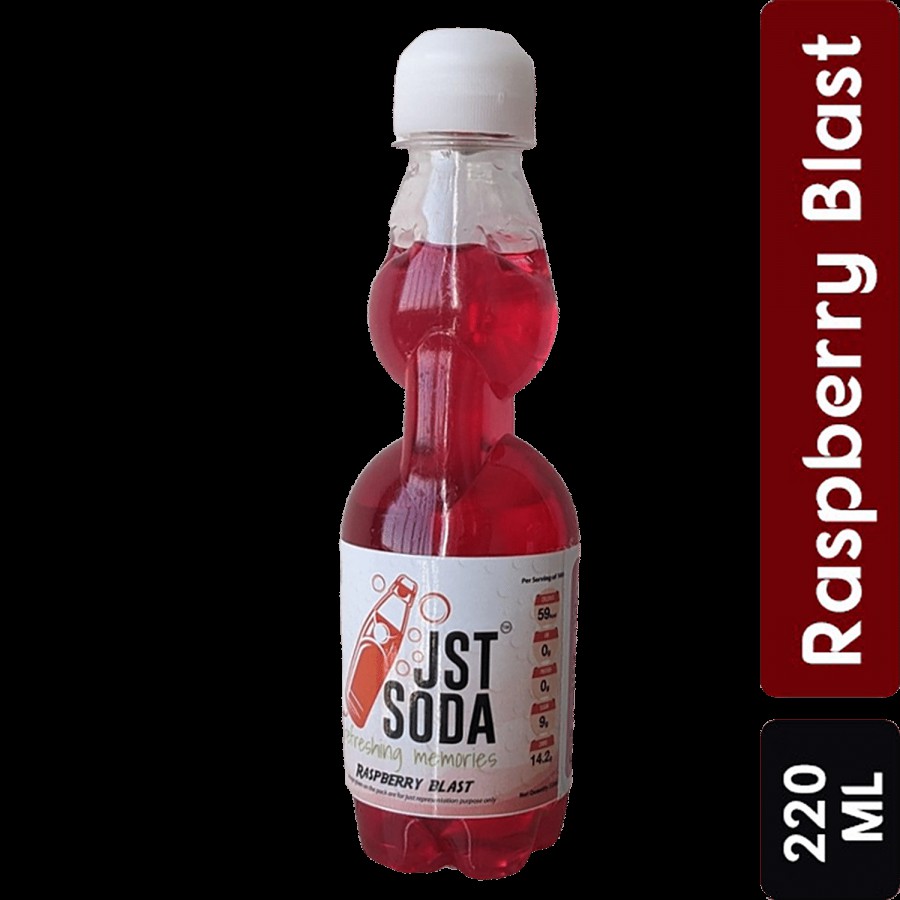 JST Soda Raspberry Blast Goli Soda - Refreshing Taste