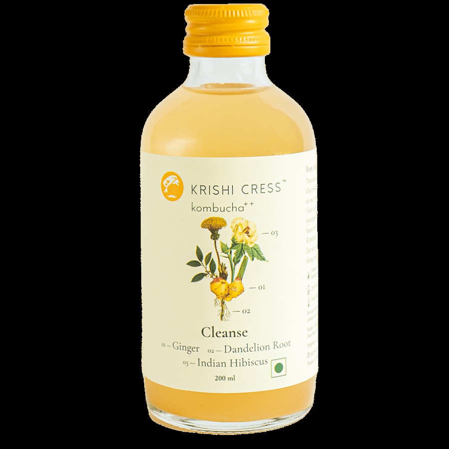 Krishi Cress Kombucha Cleanse - Ginger