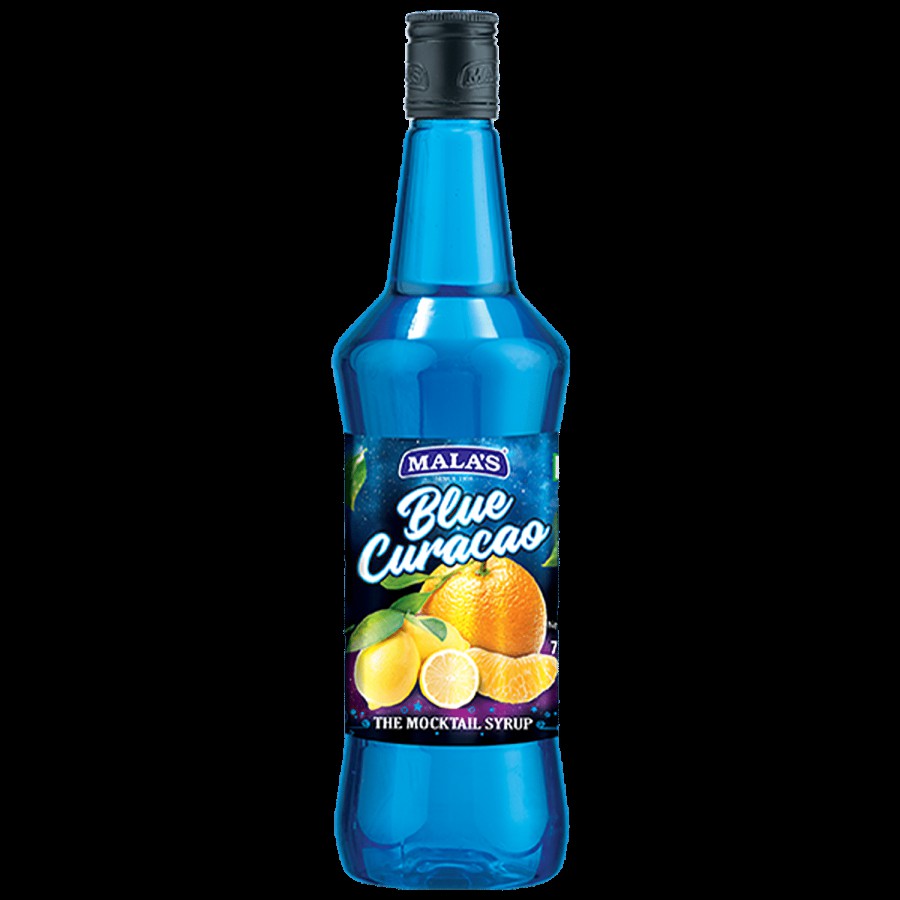 Malas Blue Curacao Mocktail Syrup - Rich Flavour