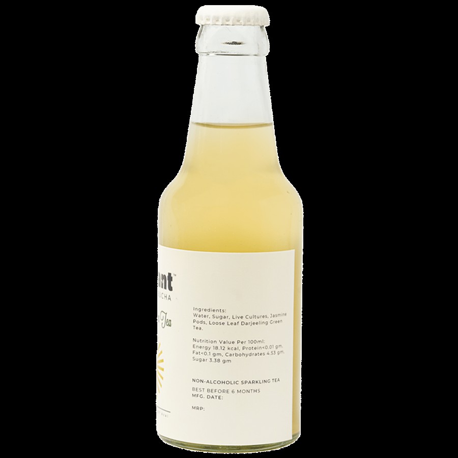 Mossant Jasmine Green Tea Kombucha - Low Sugar