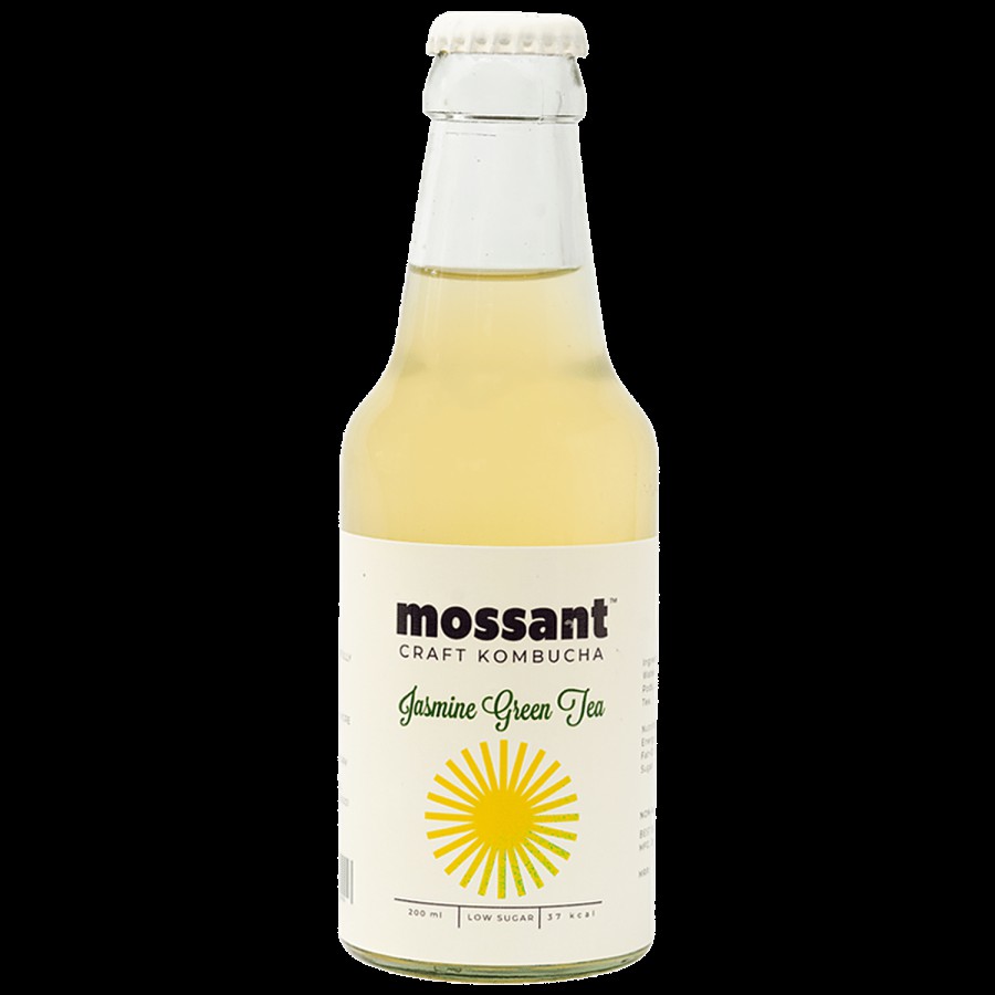 Mossant Jasmine Green Tea Kombucha - Low Sugar