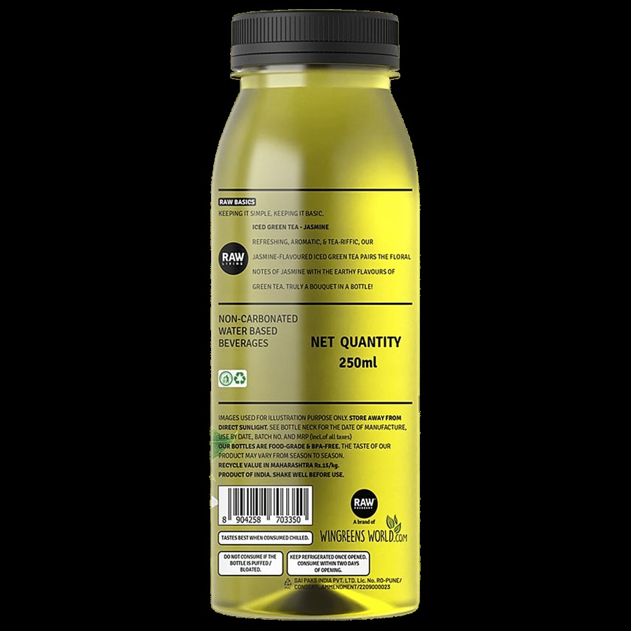 Raw Pressery Iced Green Tea - Jasmine