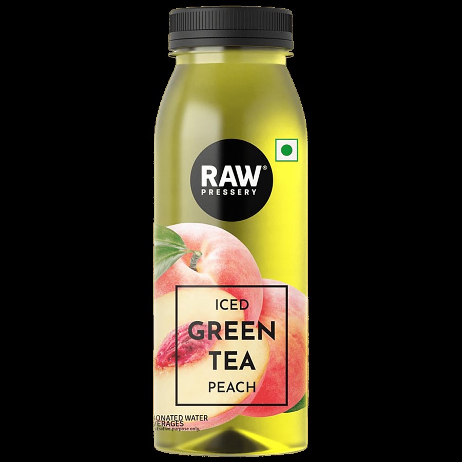 Raw Pressery Iced Green Tea - Peach