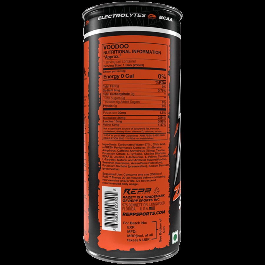 Raze Functional Energy Drink - Voodoo