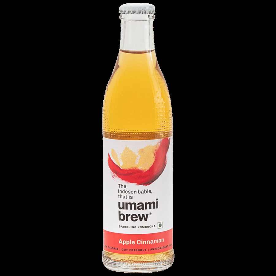 Umami Brew Sparkling Kombucha - Apple Cinnamon