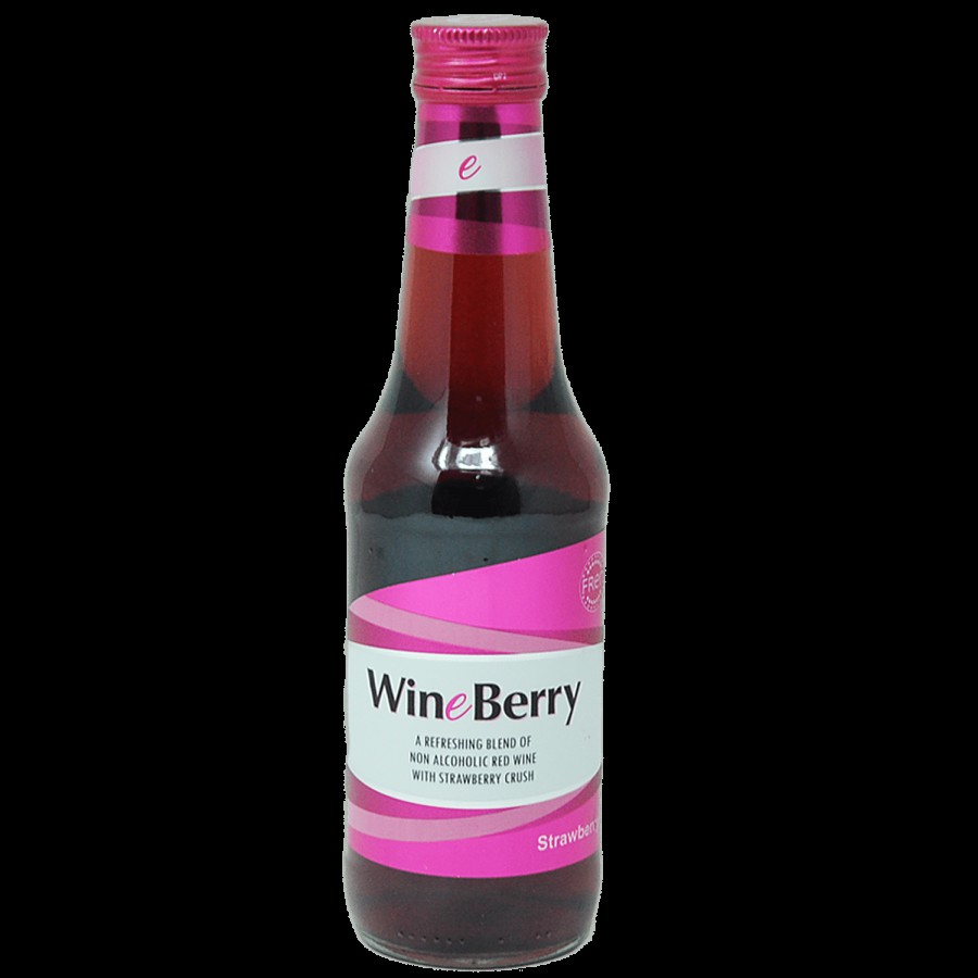 Wineberry Non Alcoholic Red Wine - With Strawberry Crush