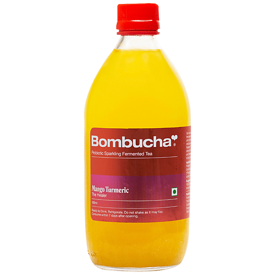 Bombucha Mango Turmeric Kombucha