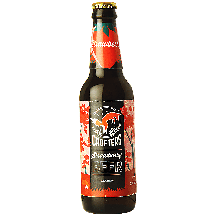 Crofters Strawberry Beer - Non-Alcoholic