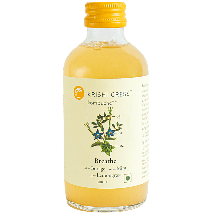 Krishi Cress Kombucha Breathe - Lemongrass