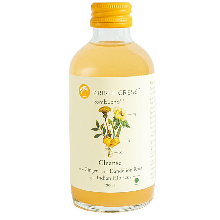 Krishi Cress Kombucha Cleanse - Ginger