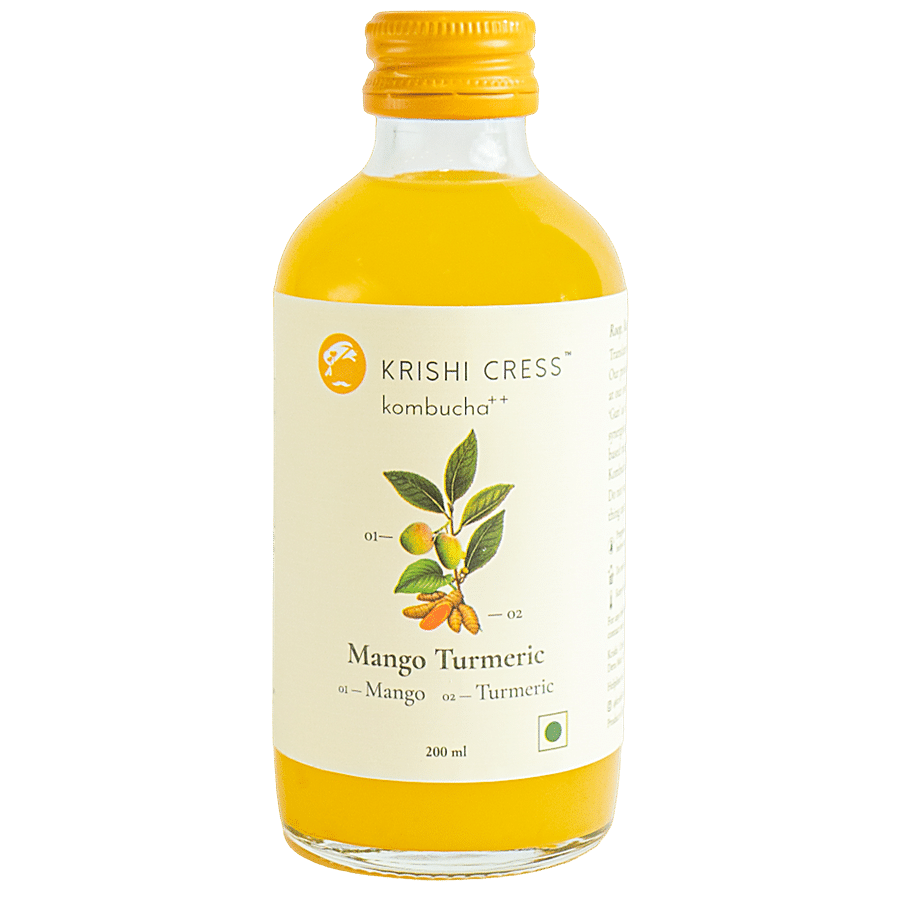 Krishi Cress Kombucha Mango Turmeric