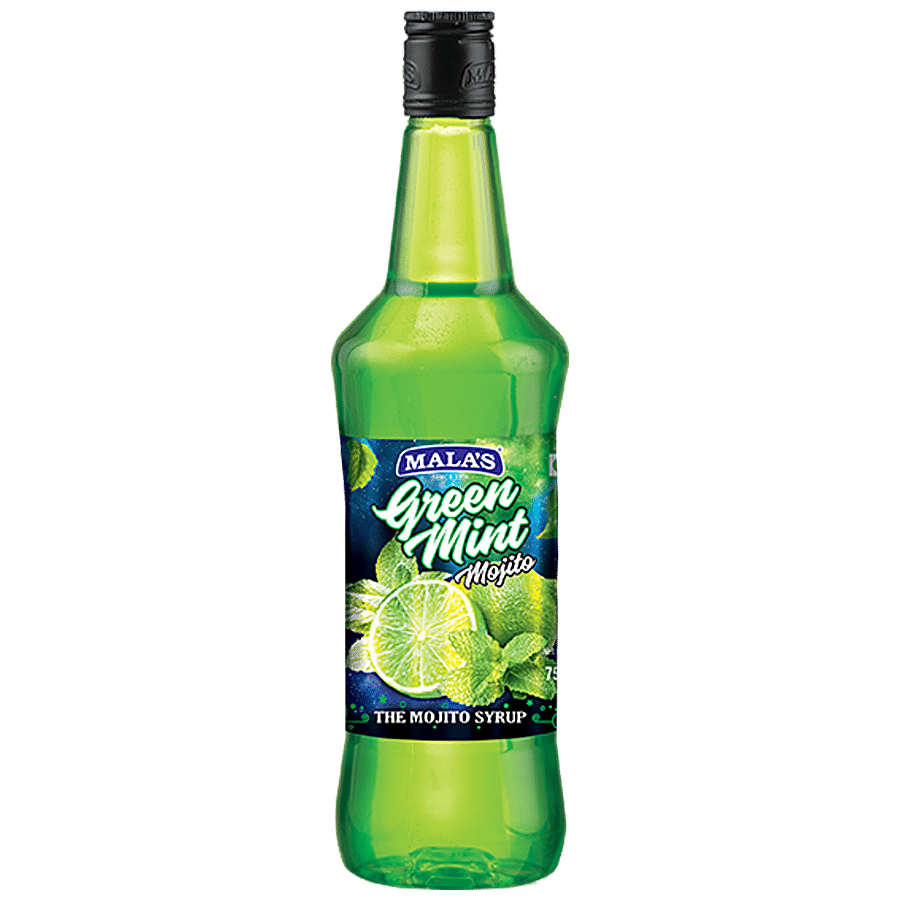 Malas Green Mint Mojito Syrup - Rich Flavour