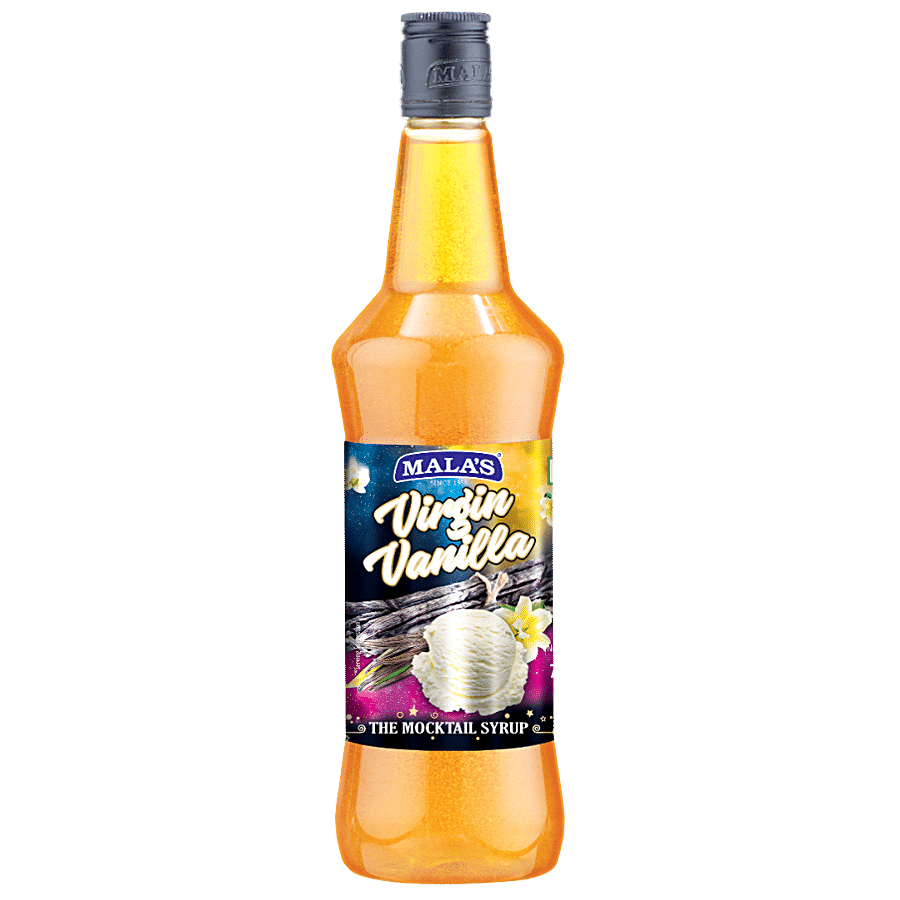 Malas Virgin Vanilla Mocktail Syrup - Rich Flavour