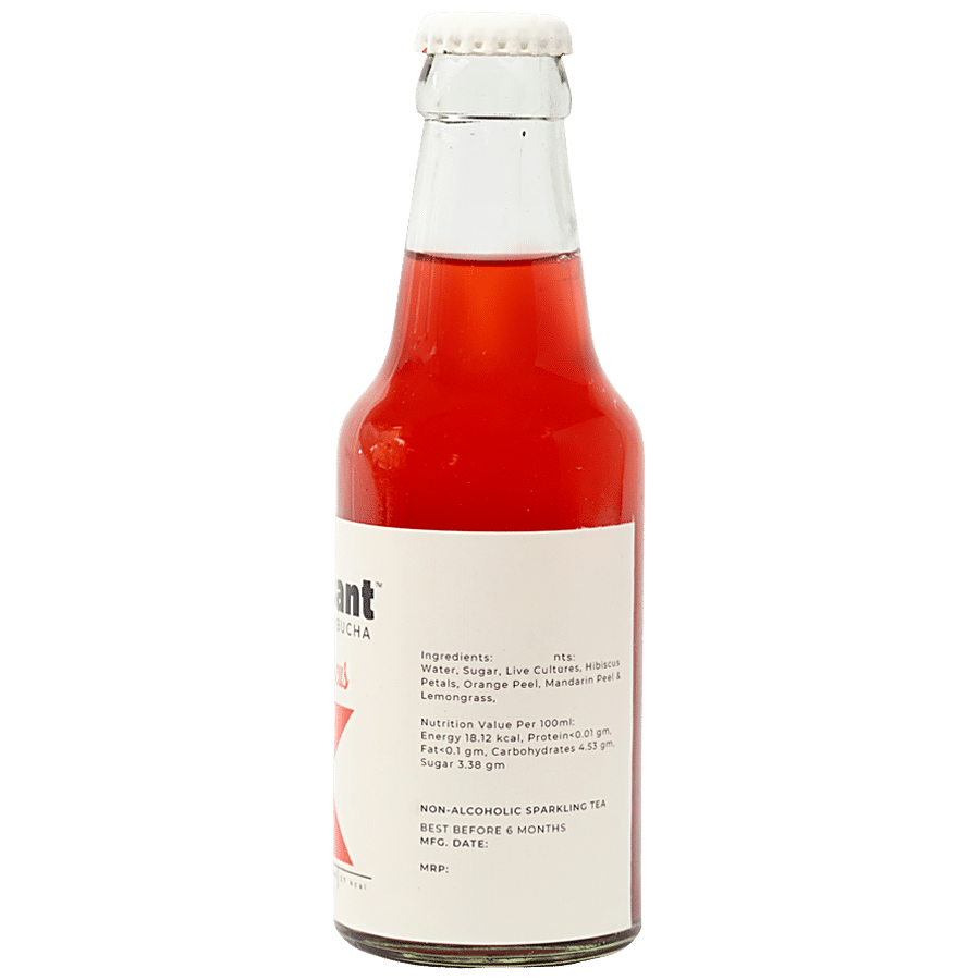 Mossant Hibiscus Kombucha - Low Sugar