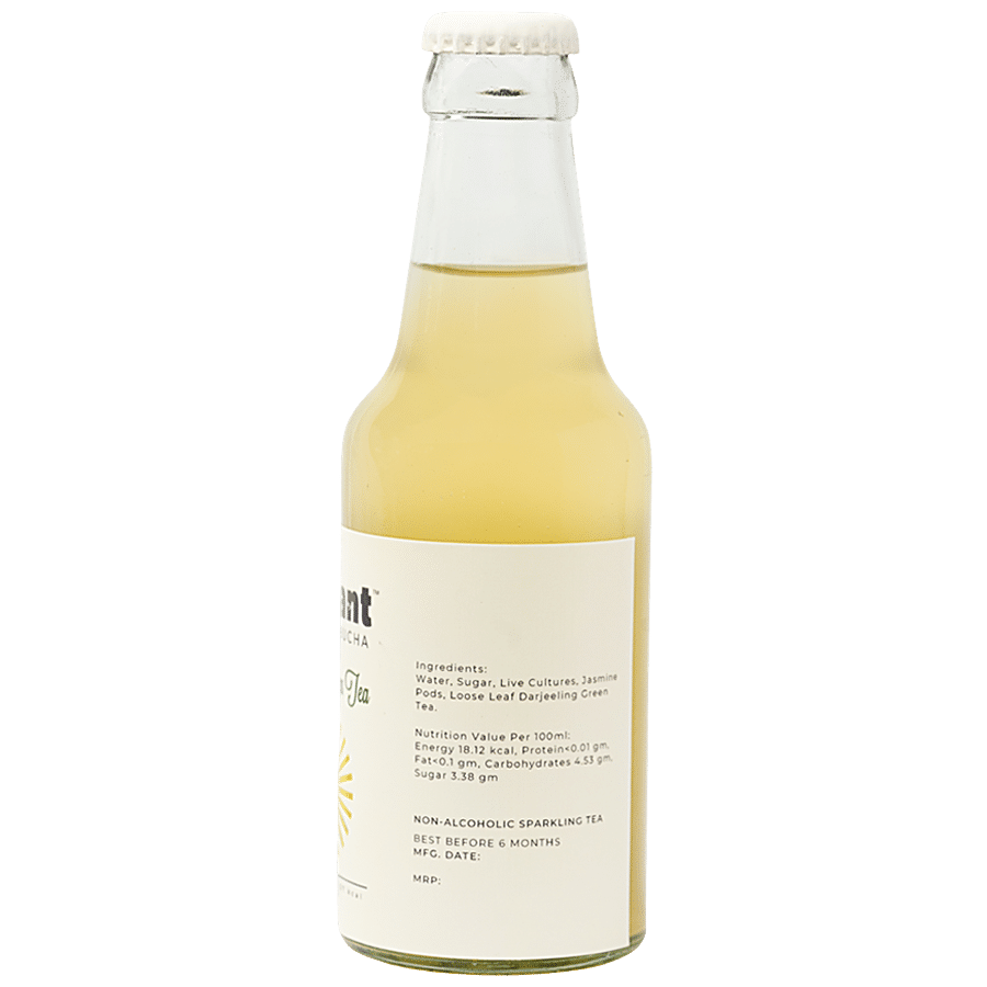 Mossant Jasmine Green Tea Kombucha - Low Sugar