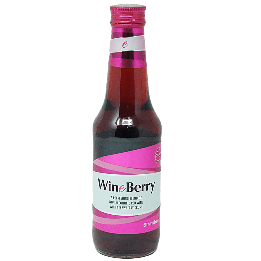 Wineberry Non Alcoholic Red Wine - With Strawberry Crush