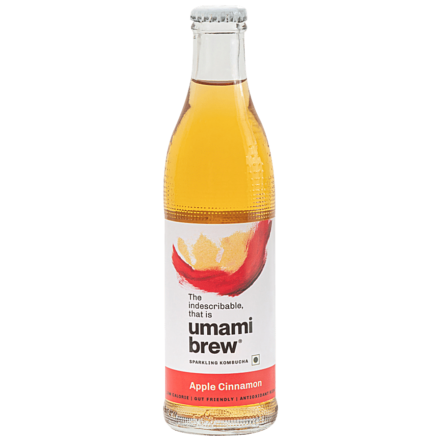 umami brew Sparkling Kombucha - Apple Cinnamon