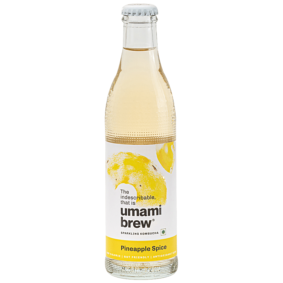 umami brew Sparkling Kombucha - Pineapple Spice