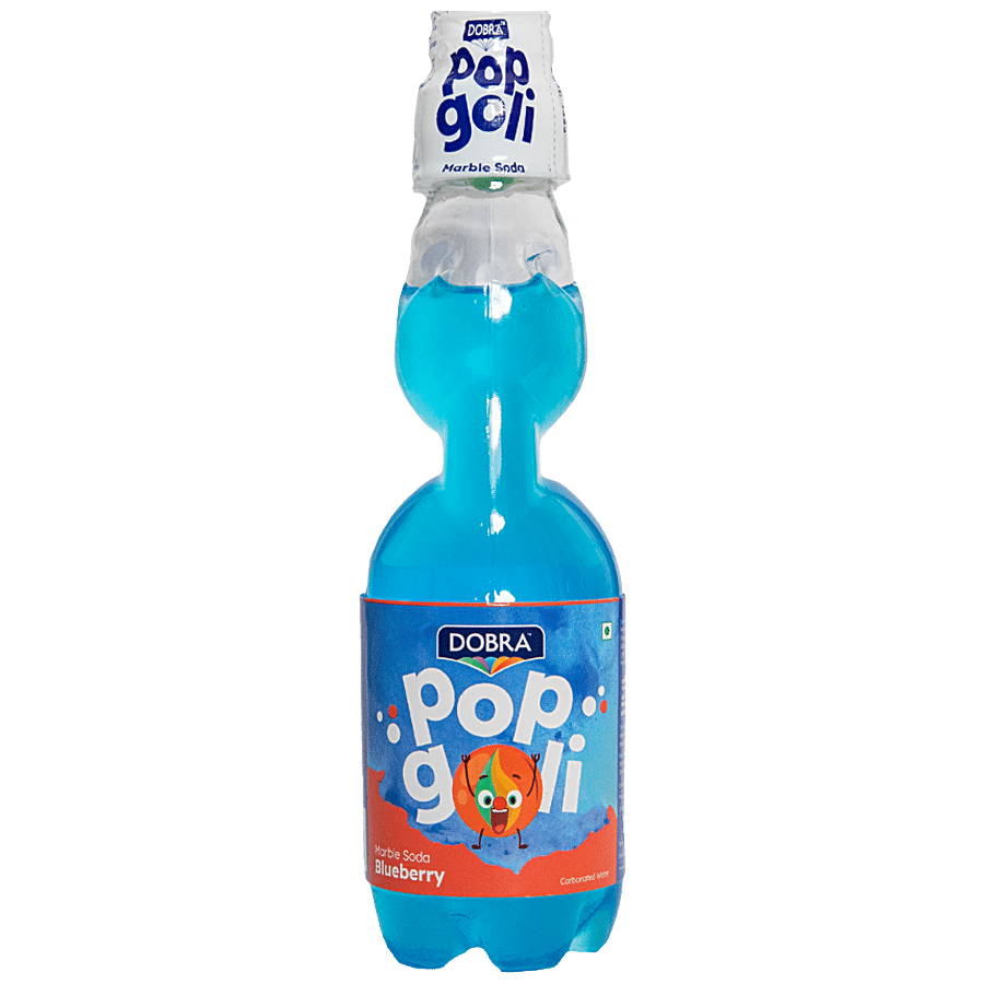 DOBRA Pop Goli Marble Soda Blueberry - Refreshing Soft Drink