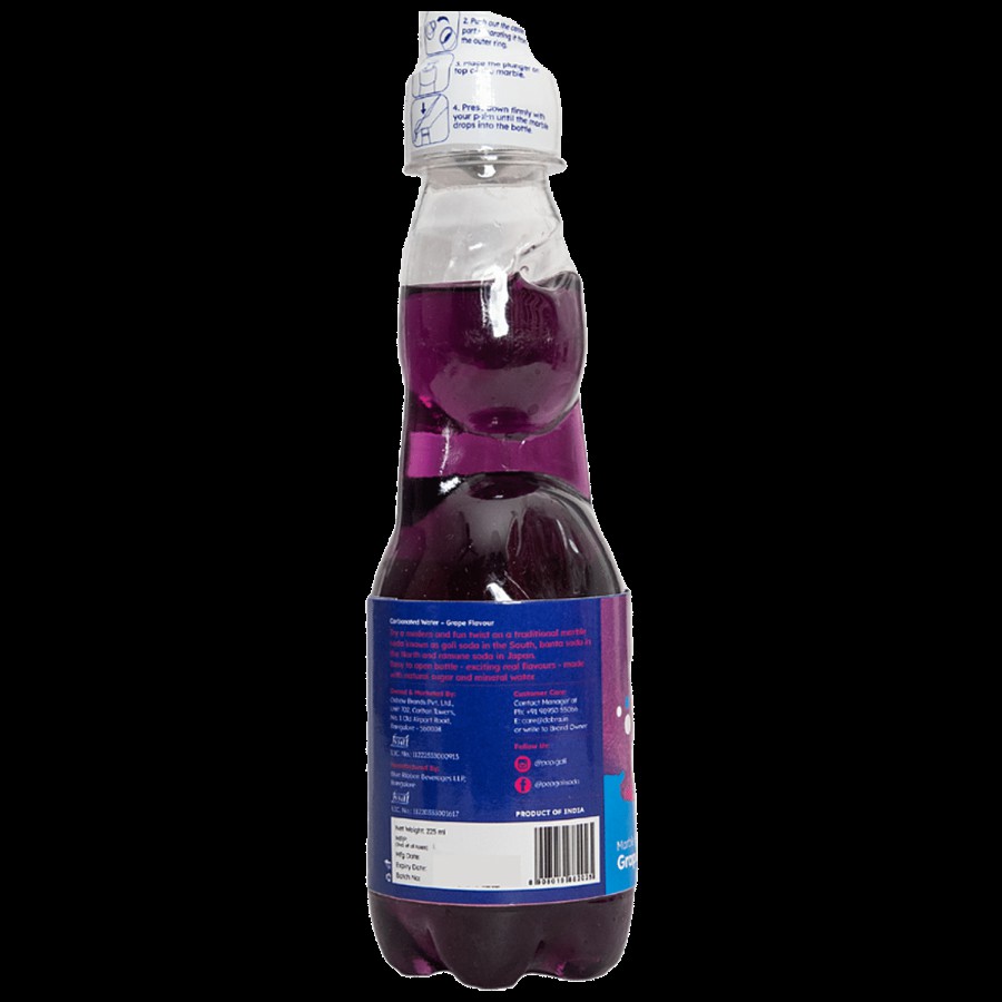 Dobra Pop Goli Marble Soda Grape - Refreshing Soft Drink