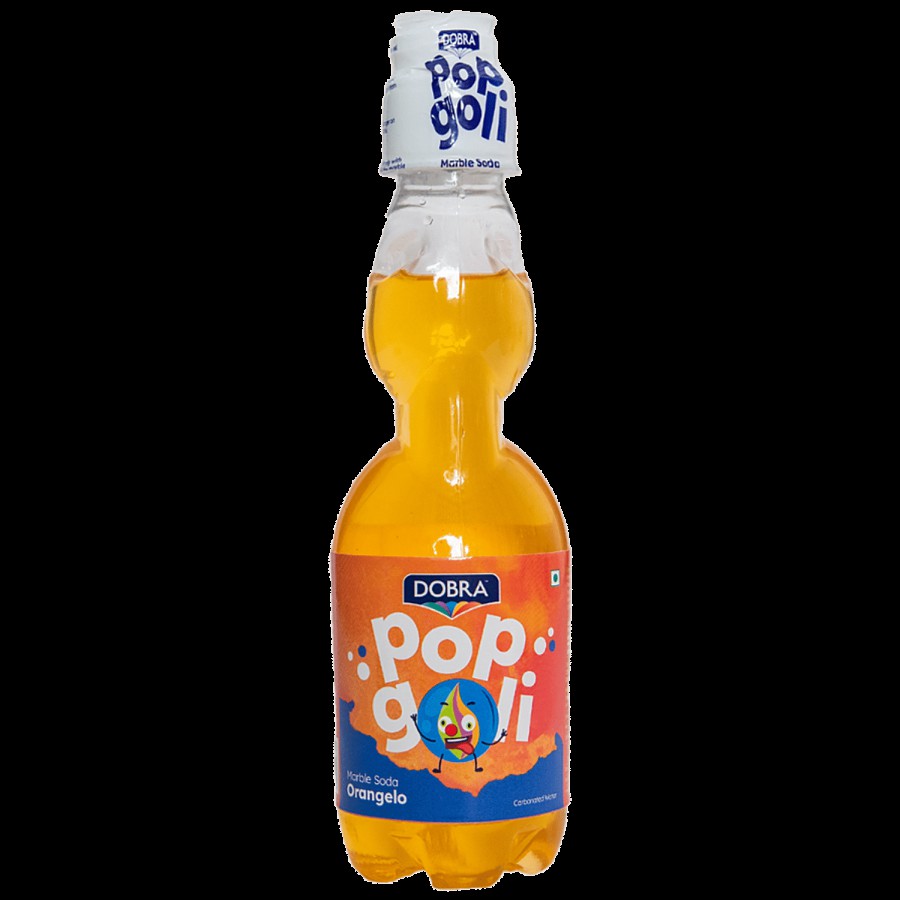 Dobra Pop Goli Marble Soda Orangelo - Refreshing Soft Drink