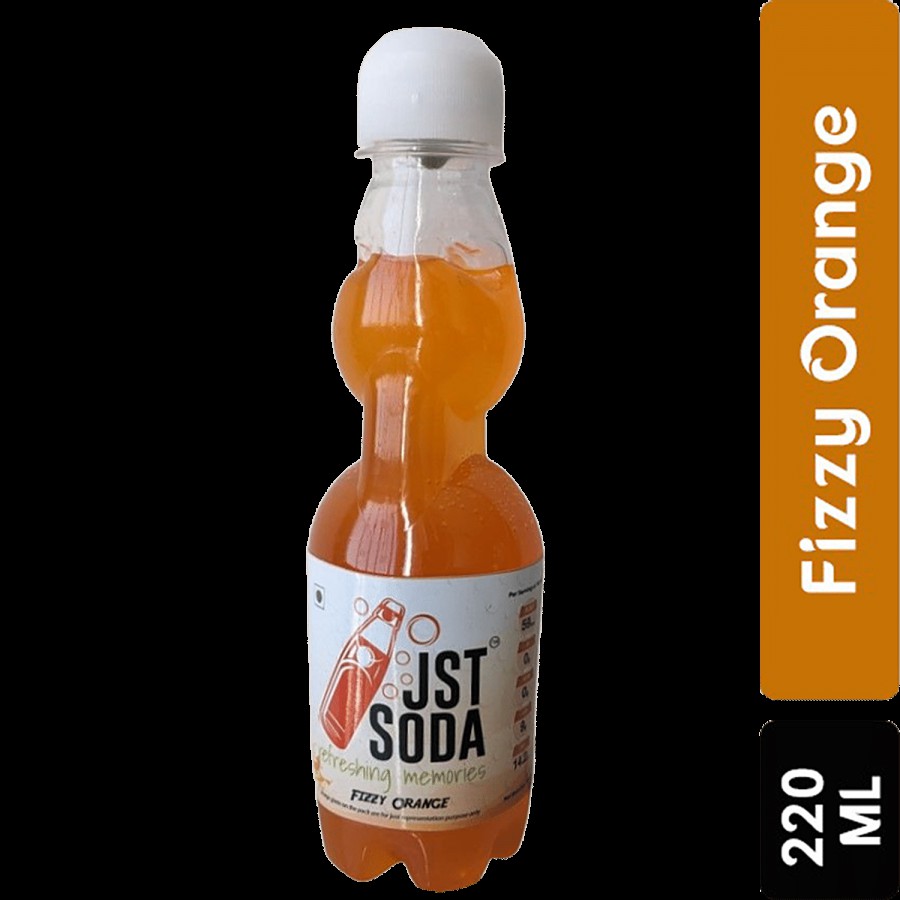 JST Soda Fizzy Orange Goli Soda - Refreshing Taste