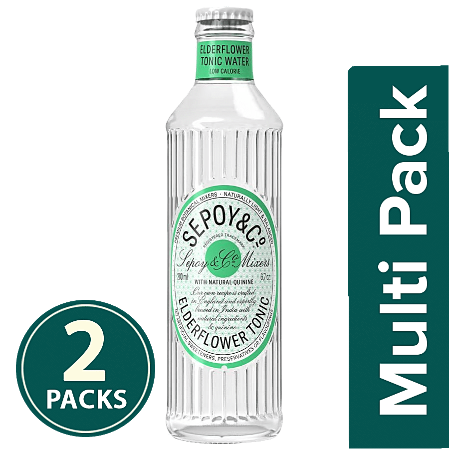 Sepoy & Co. Elderflower Tonic Water- Natural Quinine