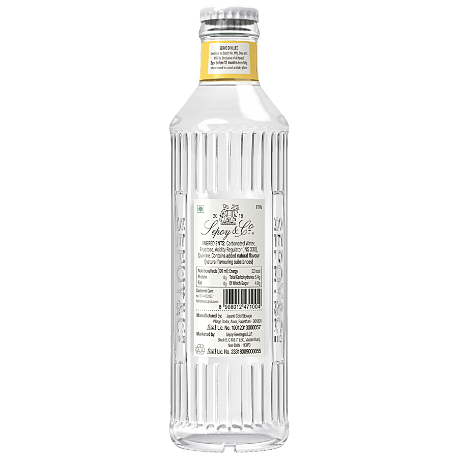 Sepoy & Co. Indian Tonic Water -  Natural Quinine