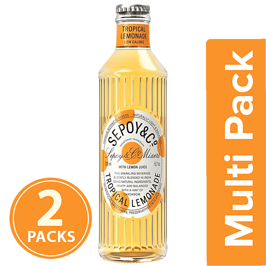 Sepoy & Co. Tropical Lemonade With Natural Fruit - Balanced Botanical Mixer