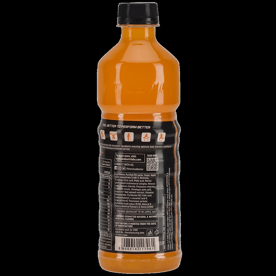 Fitletic Fuel Better Isotonic Sports Drink - Orange