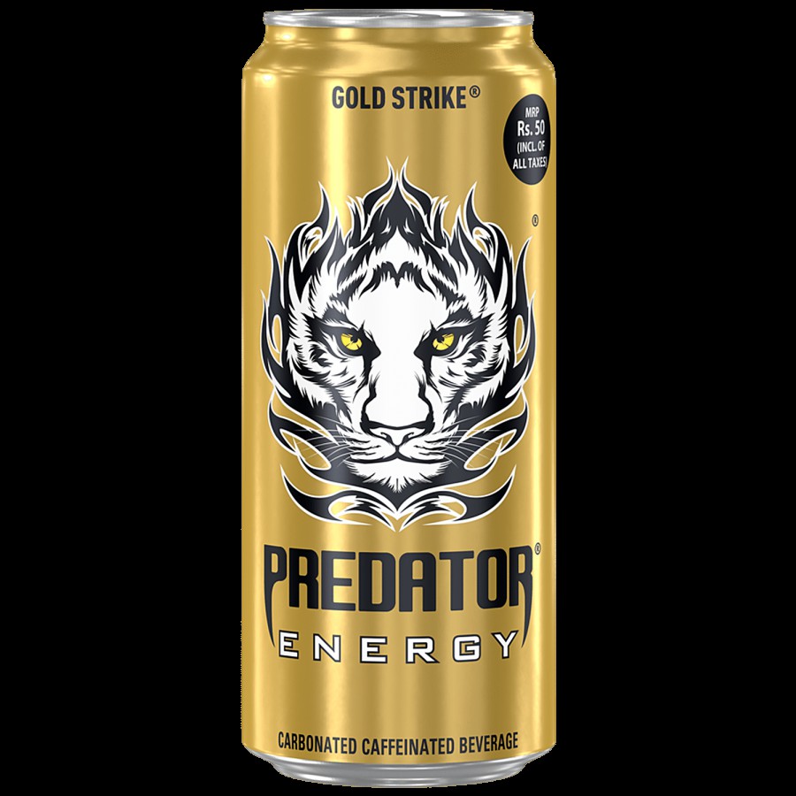 Predator  Energy Drink - Carbonated Caffeinated Beverage