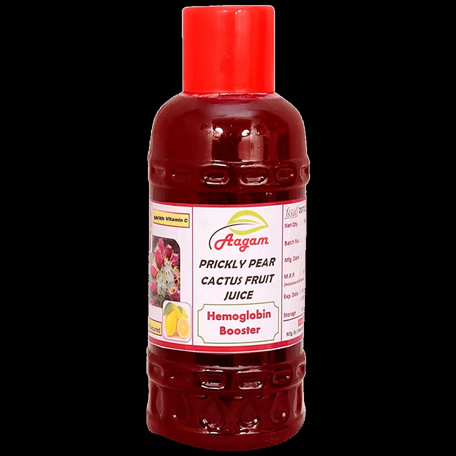 AAGAM Prickly Pear Cactus Fruit Juice - With Vitamin C