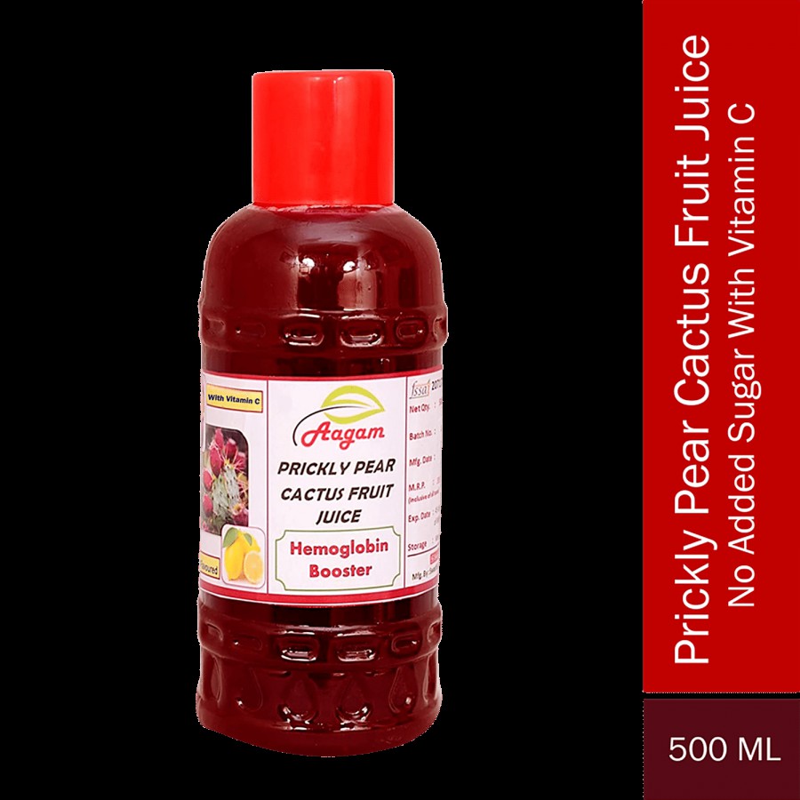 AAGAM Prickly Pear Cactus Fruit Juice - With Vitamin C