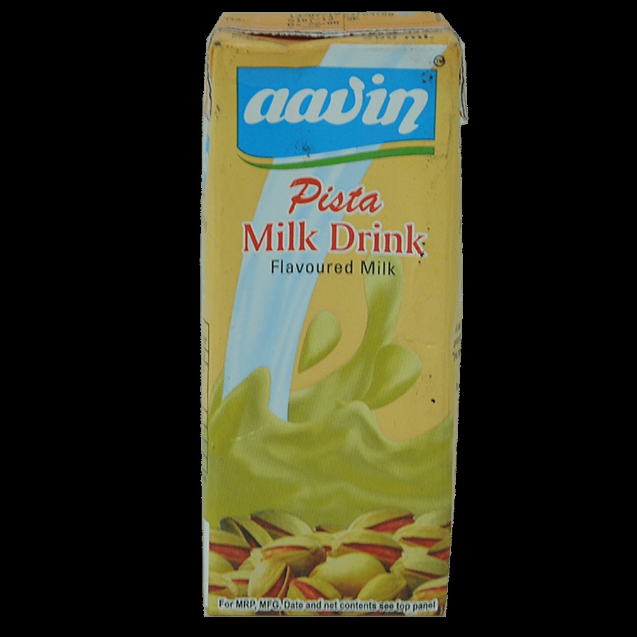 Aavin Milk Drink - Pista Flavoured