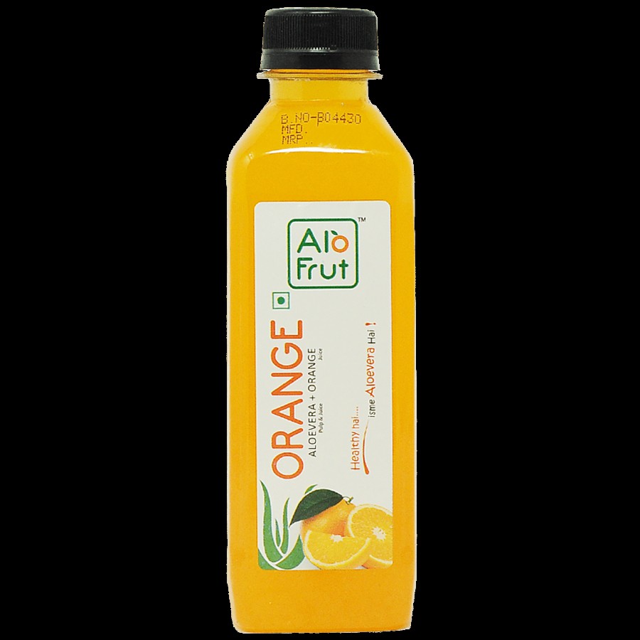 Alo Frut Orange Juice With Aloe Vera