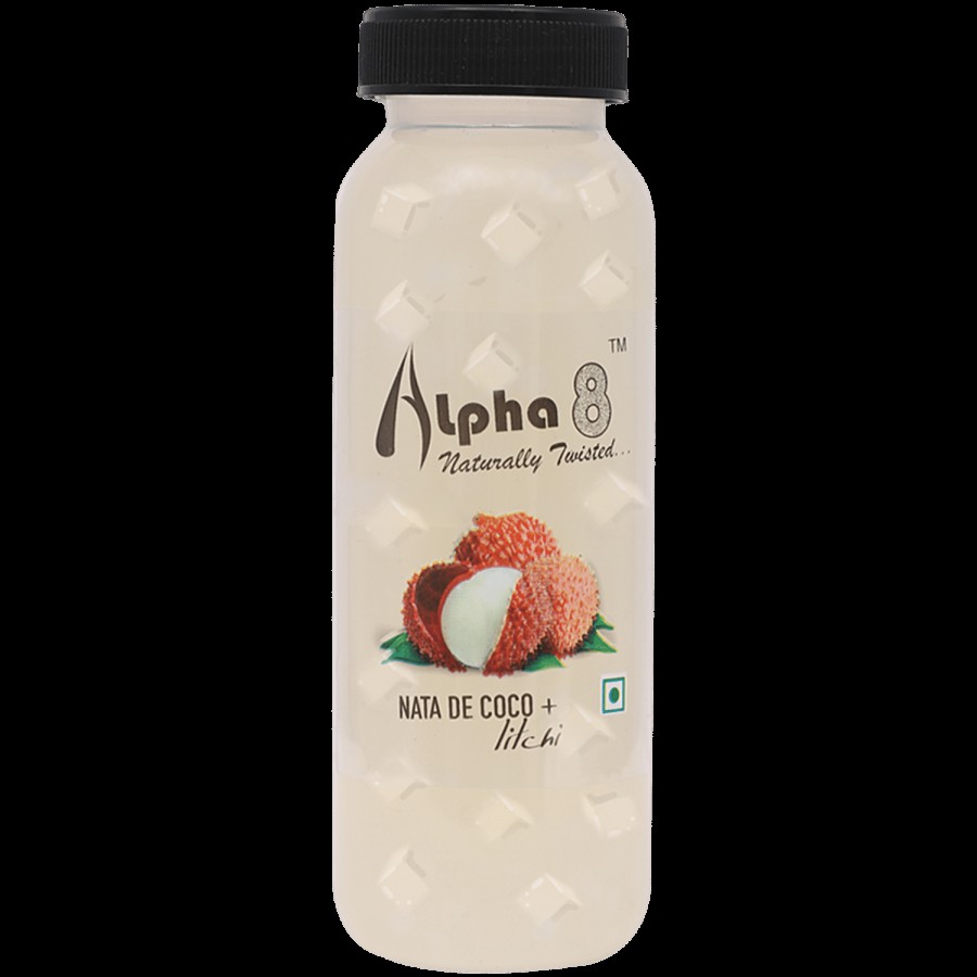 Alpha 8 Litchi Juice - Nata De Coco