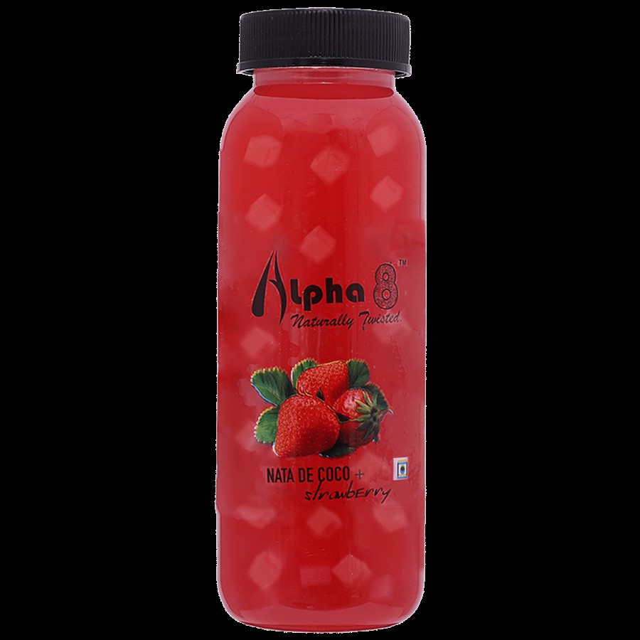 Alpha 8 Strawberry With Goodness Of Nata De Coco - Naturally Twisted